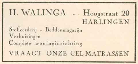 Advertentie Hoogstraat 20, Harlingen