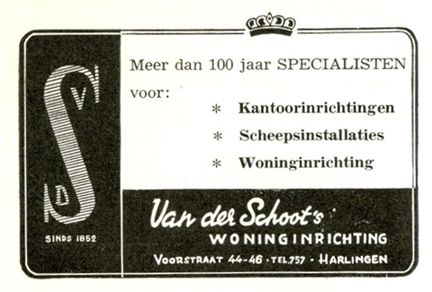 Advertentie Voorstraat 46, Harlingen