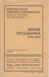 Winter Programma 1932-1933