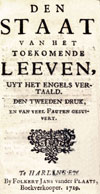 Staat van het toekomende leeven, Den