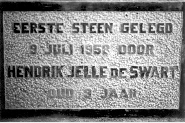 Gevelsteen/opschrift Noorderkade 1, Harlingen
