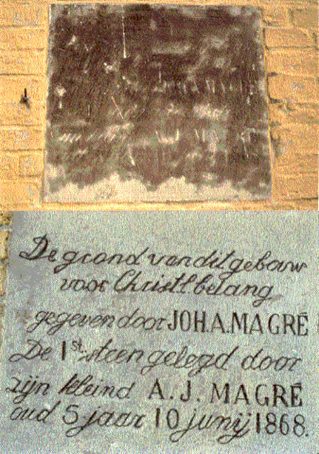 Gevelsteen/opschrift Roordaweg 6, Harlingen