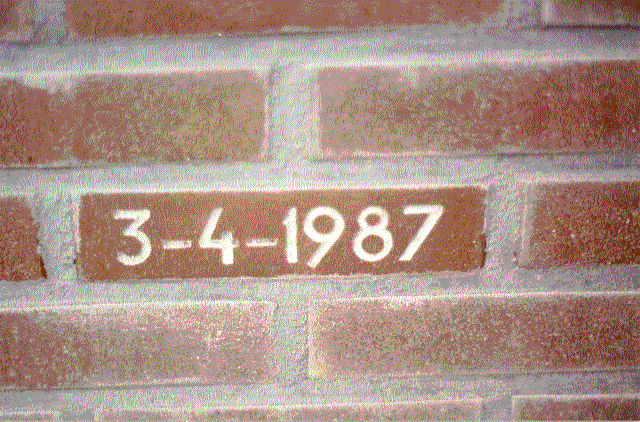 Gevelsteen/opschrift Oud Jaagpad 28, Harlingen