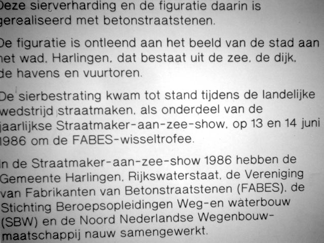 Gevelsteen/opschrift Waddenpromenade 0, Harlingen