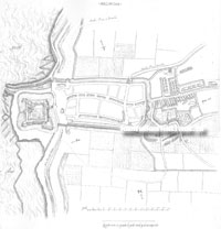 Plattegrond 1575, Harlingen