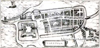 Plattegrond 1588, Harlingen