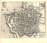 Plattegrond 1660, Harlingen