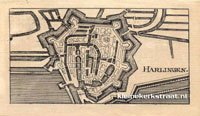 Plattegrond 1691, Harlingen