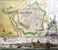 Plattegrond 1728, Harlingen