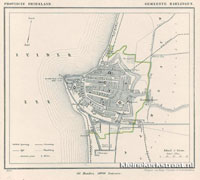 Plattegrond 1866, Harlingen