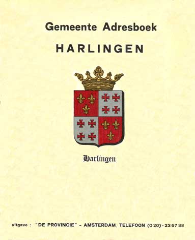 illustratie adresboek van Harlingen 1965